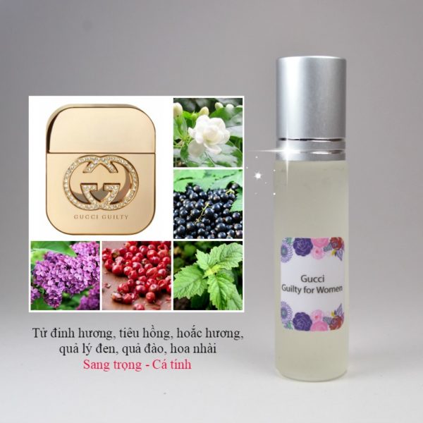 Tinh dầu nước hoa Guilty for women by Gucci