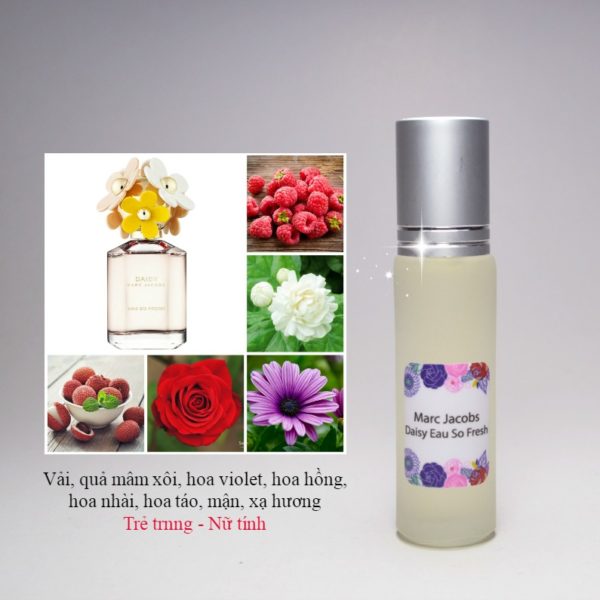 Tinh dầu nước hoa Daisy Eau So Fresh