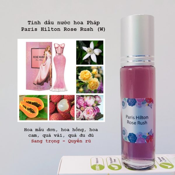 Tinh dầu nước hoa Pháp Rose Rush